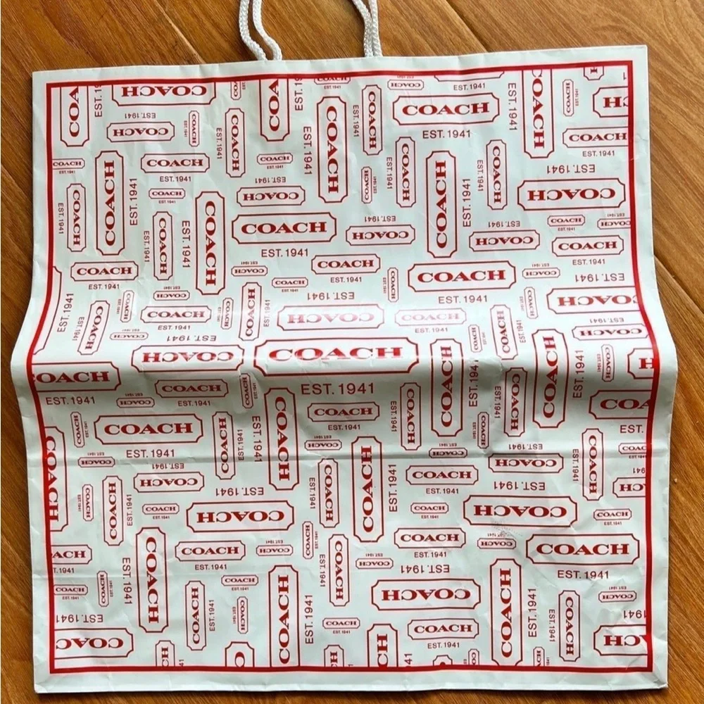 Rare Big Empty Coach Gift Bag